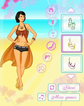 Dress Up Beach Girl游戏截图2
