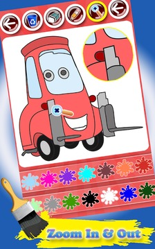 My Lightning Cars Coloring Pages for Kids游戲截圖2