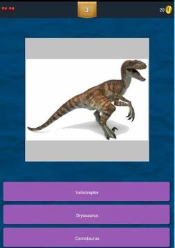 Jurassic Dinosaurs Quiz游戲截圖5