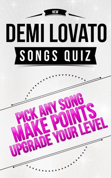 Demi Lovato - Songs Quiz游戲截圖3