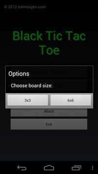 Black Tic Tac Toe游戏截图2