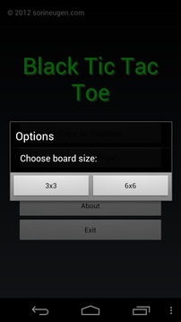 Black Tic Tac Toe游戲截圖2
