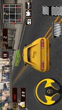 超級(jí)出租車停車3D驅(qū)動(dòng)游戲截圖2