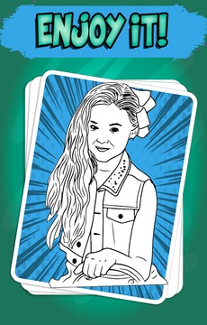 Coloring Book for Jojo Siwa游戲截圖1