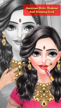 Indian Wedding Bride Makeover游戲截圖5