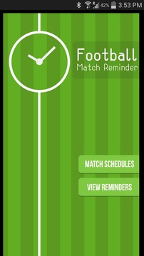 Football Match Reminder游戲截圖1