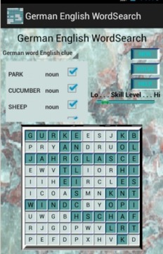 Spanish English Wordsearch游戲截圖2