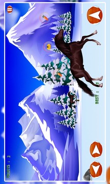Snow Valley Horse Race游戲截圖4