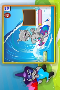 Pet Caring Surfer Cat游戲截圖3