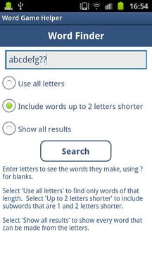 Word Game Helper Free游戲截圖1
