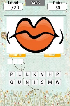 Guess The Body Parts Word游戲截圖2