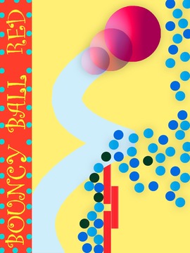 Bouncy Ball Sticky Jump游戲截圖1