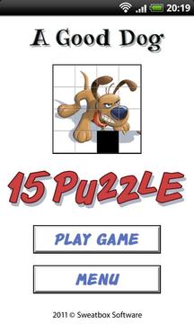 A Good Dog - 15 Puzzle游戏截图1