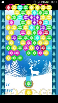 Bubble Shooter: Winter Holiday游戲截圖1