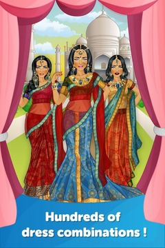 Indian Bride Dress Up Makeover游戲截圖2