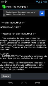 Hunt the Wumpus 2 (with ads)游戲截圖1