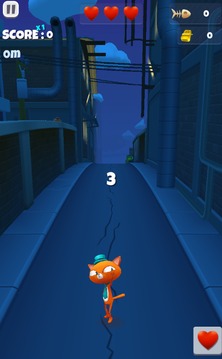 Super cat surfer. Cats crash the street!游戲截圖3