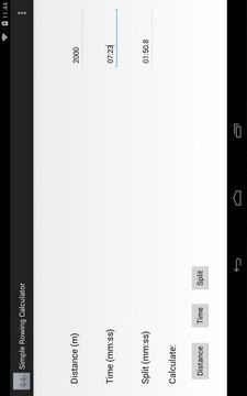 Simple Rowing Calculator游戲截圖4
