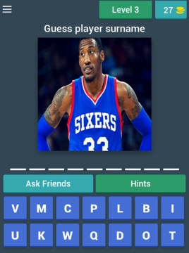 Guess Basketball Player游戏截图4