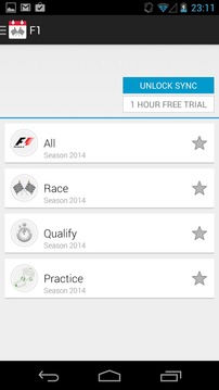 Formula 2014 Race Calendar游戲截圖2