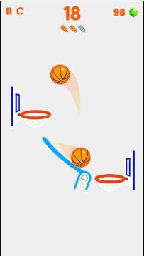 Dunk line shot game游戲截圖3