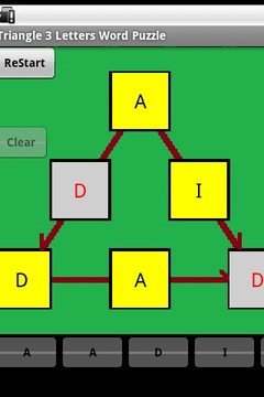 Wordoku - Triangle 3g Puzzle游戲截圖1