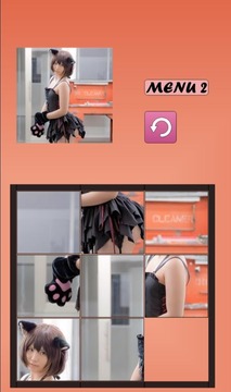 Anime Cosplay Puzzle游戲截圖5