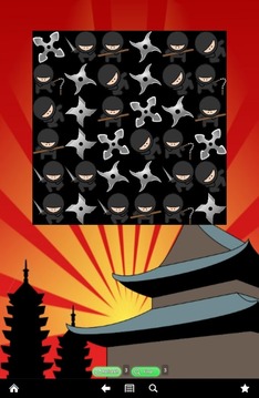 Free Matching Game: Ninjas游戲截圖1
