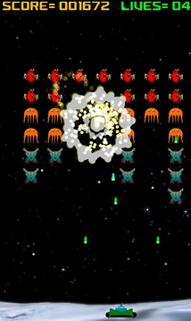 Alien Raiders (Space Invaders)游戲截圖5