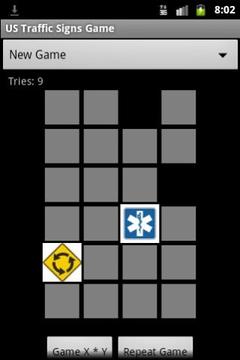 US Traffics Signs Memory Game游戲截圖1