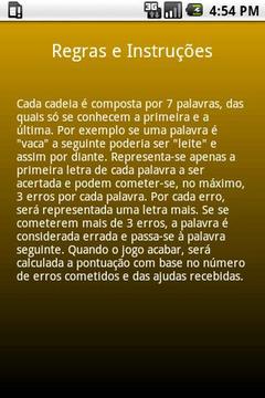 Palavras em Cadeias Lite游戲截圖5