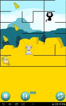 Mouse Cheese Quest Cat Maze游戲截圖2