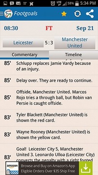 Footgoals: Football Live Score游戲截圖5