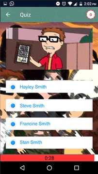Guess American Dad Trivia Quiz游戲截圖1