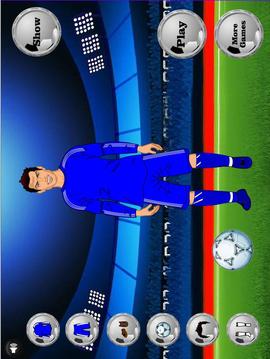 Cool Footballer Fun Dressup游戲截圖5