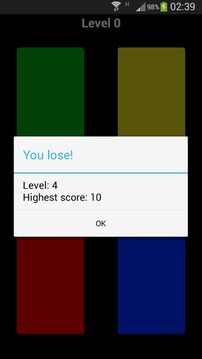 Simon brain training game游戲截圖2