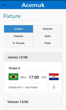Investi Fixture Brasil 2014游戲截圖3