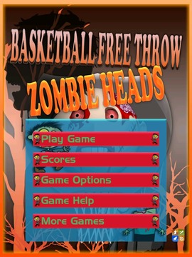 Basketball Free Throw: Zombie游戲截圖4