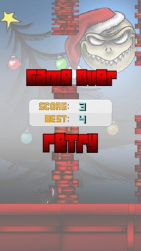 Flappy Christmas - Evil Bunny游戲截圖2