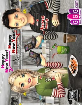 DressUp New Year Game游戲截圖2