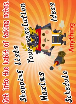 Samurai Trivia Sticky Note游戲截圖5