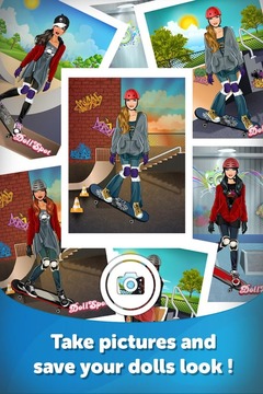 Skater Girl Dress Up Makeover游戲截圖3