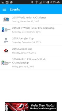 Hockey Canada Live Ice游戲截圖1