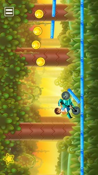 diego bike race in jungle游戲截圖4