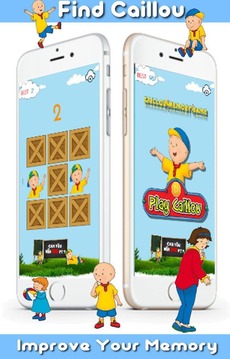 Find Caillou Memory Games For Kids游戏截图5