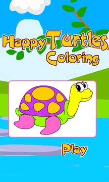 Coloring Happy Turtles游戲截圖1
