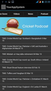 Bazinga Live Cricket Scores游戲截圖5