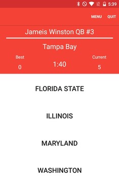 NFL College Trivia Free游戲截圖2