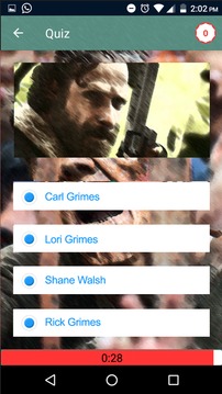 Guess the Walking Dead Trivia Quiz游戲截圖3