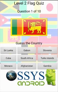 Quiz : Country Flags游戲截圖4